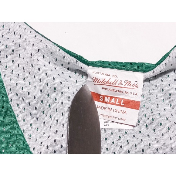 MITCHELL & NESS Boston Celtics Larry Bird Reversible Practice Jersey Small S - Picture 8 of 12